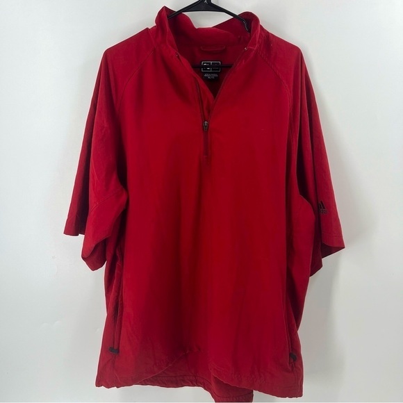 Adidas Climaproof 1/4 Zip ShortSleeve Pullover - Picture 3 of 8